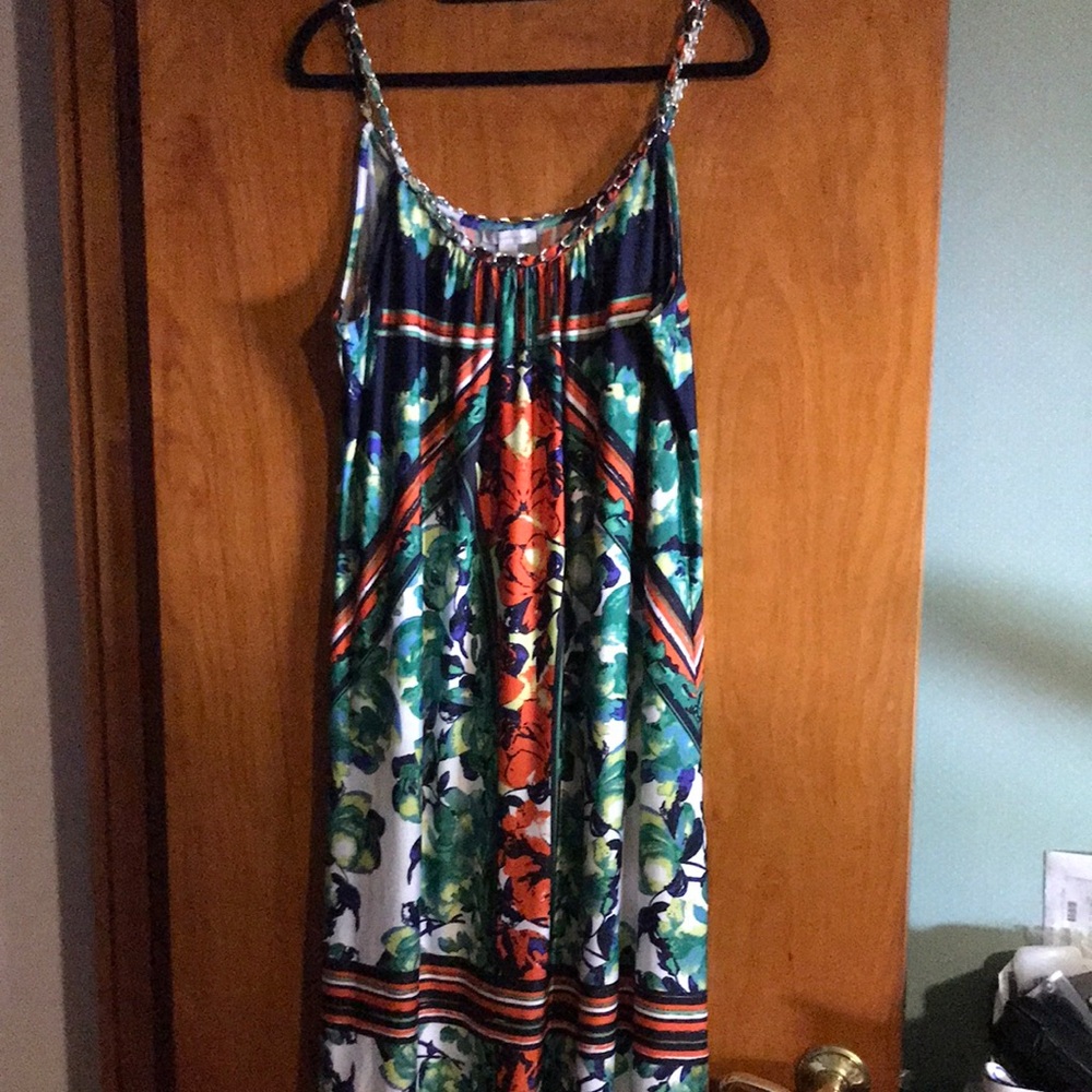Chained Neckline Sundress